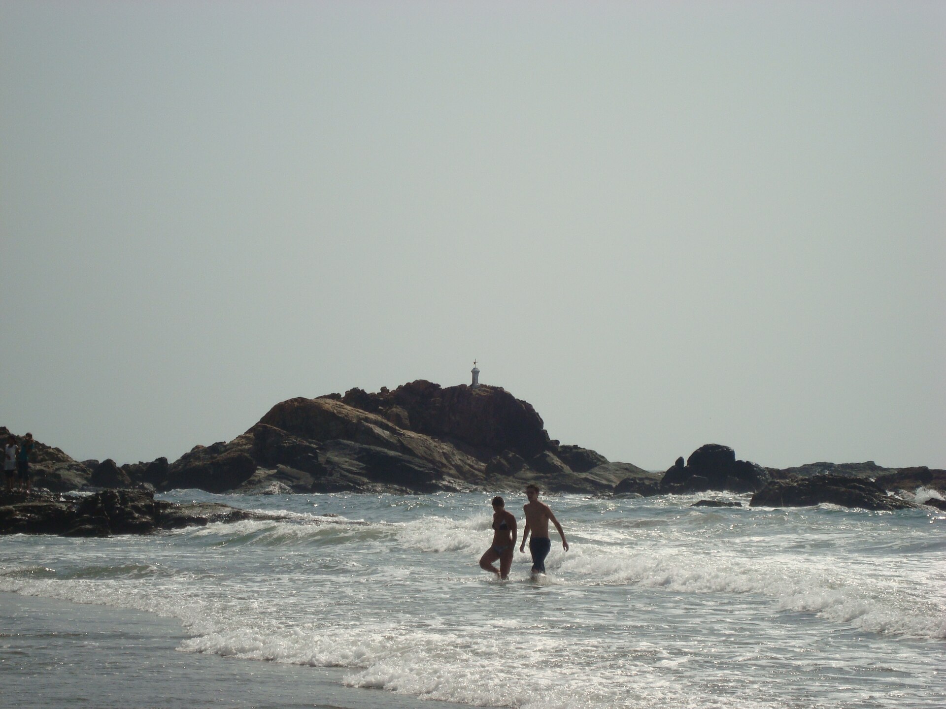 Calangute Beach in North Goa during the peak-season months